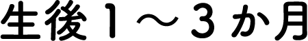 生後1~3か月