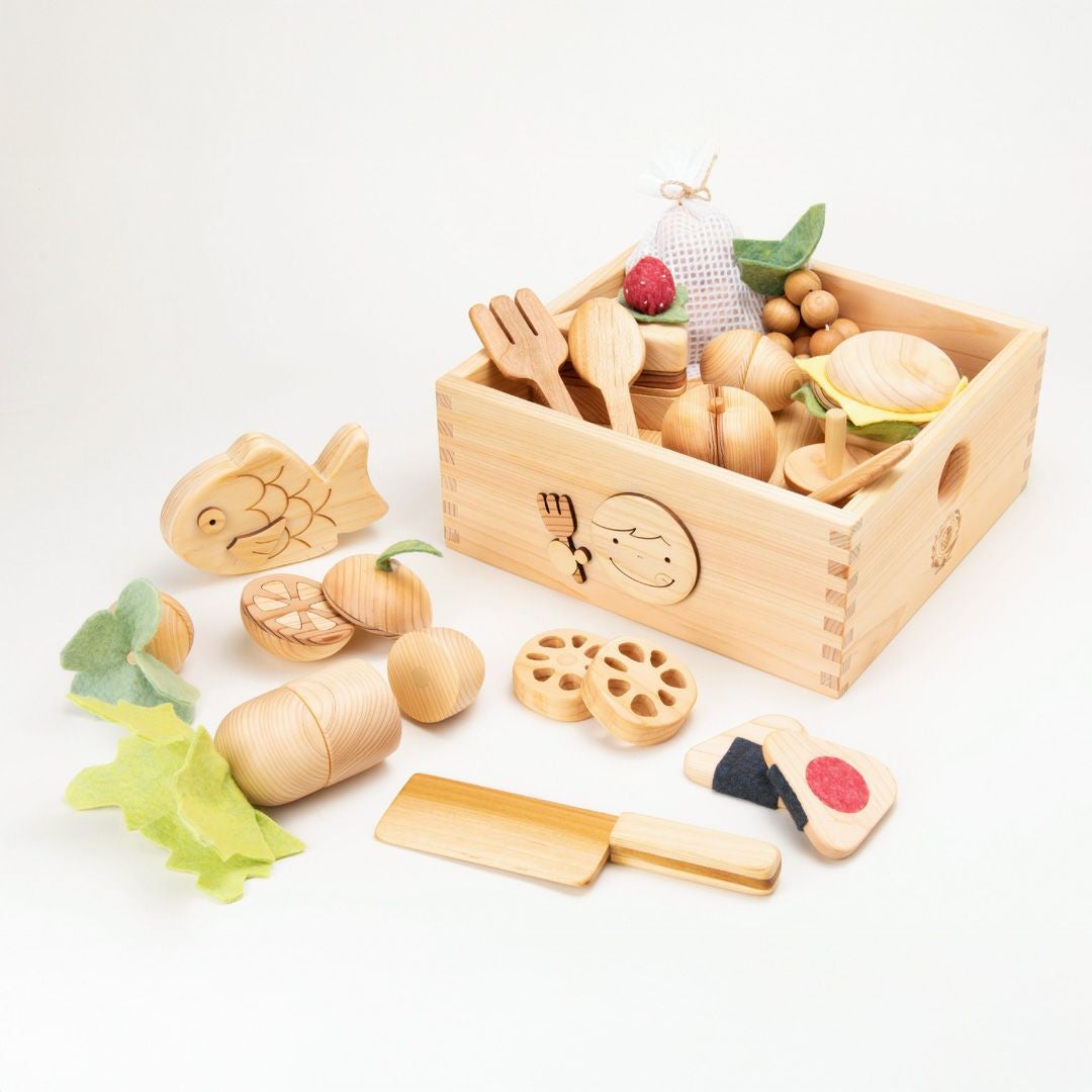 ままごとセット 出産祝いに木のおもちゃ