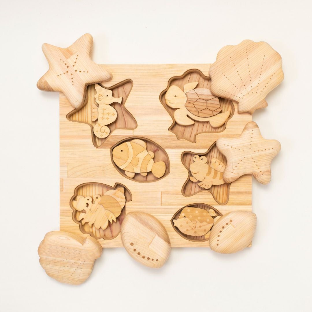 かくれんぼパズル うみべ